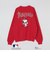 *SHIPS: スヌーピー × メジャーリーグベースボール プリント クルーネック スウェット