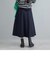 〈手洗い可能〉ウールサキソニーフレアスカート◇