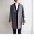 SHIPS any: ＜ストレッチ＞フューチャー メルトン チェスター コート 22FW◇