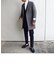 SHIPS any: ＜ストレッチ＞フューチャー メルトン チェスター コート 22FW◇