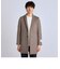 SHIPS any: ＜ストレッチ＞フューチャー メルトン チェスター コート 22FW◇