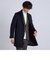 SHIPS any: ＜ストレッチ＞フューチャー メルトン チェスター コート 22FW◇
