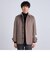 SHIPS any: ＜ストレッチ＞フューチャー メルトン シングル Pコート 22FW◇