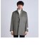 SHIPS any: ＜ストレッチ＞フューチャー メルトン スタンドカラー コート 22FW◇