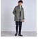 SHIPS any: ＜ストレッチ＞フューチャー メルトン スタンドカラー コート 22FW◇