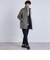SHIPS any: ＜ストレッチ＞フューチャー メルトン スタンドカラー コート 22FW◇