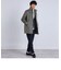 SHIPS any: ＜ストレッチ＞フューチャー メルトン スタンドカラー コート 22FW◇