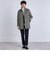 SHIPS any: ＜ストレッチ＞フューチャー メルトン スタンドカラー コート 22FW◇