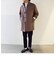 SHIPS any: ＜ストレッチ＞フューチャー メルトン スタンドカラー コート 22FW◇