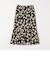 SHIPS any:〈ウォッシャブル〉フラワー ドット ギャザー ティアード スカート