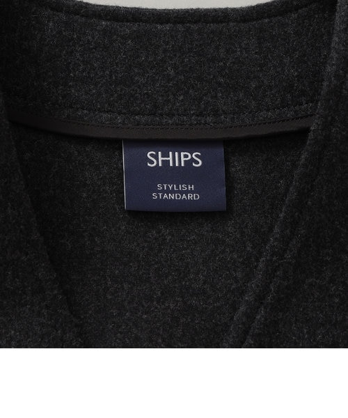 SHIPS STANDARD: ウール/カシミヤ オーバーベスト｜シップスの通販 