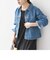 SHIPS any:〈ウォッシャブル〉ショート デニム ジャケット［SHIPS any DENIM］