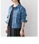 SHIPS any:〈ウォッシャブル〉ショート デニム ジャケット［SHIPS any DENIM］