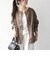 《一部予約》SHIPS any: ノーカラー デニム ブルゾン［SHIPS any DENIM］