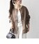 《一部予約》SHIPS any: ノーカラー デニム ブルゾン［SHIPS any DENIM］