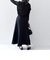 SHIPS any: スラブ ツイード マーメイド スカート［NAVY BLUE］