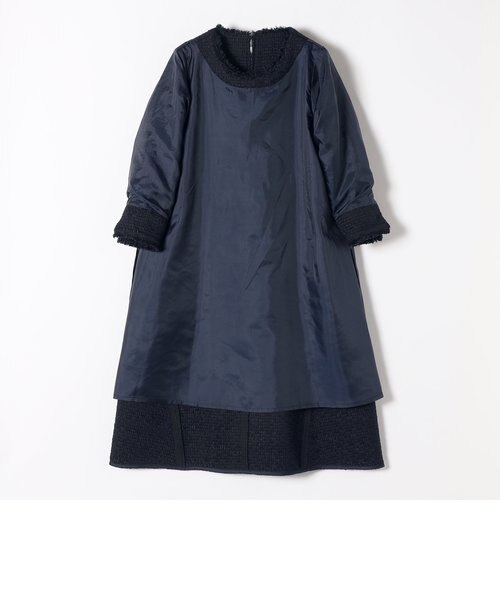 SHIPS any: スラブ ツイード ワンピース［NAVY BLUE］｜シップス