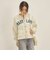 【SHIPS別注】81BRANCA:カレッジ スウェット カーディガン◇
