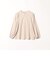 SHIPS any:〈洗濯機可能〉ジョーゼット パフ ブラウス