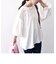 *〈手洗い可能〉ショルダー レイヤード スリーブ タック ブラウス ◇