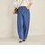 〈洗濯機可能〉カーブ デニム パンツ navy ◇