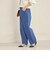 〈洗濯機可能〉カーブ デニム パンツ navy ◇