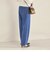 〈洗濯機可能〉カーブ デニム パンツ navy ◇