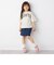 Champion: ルーズフィット パッチワーク Tシャツ 110/130 <KIDS>◇