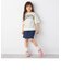 Champion: ルーズフィット パッチワーク Tシャツ 110/130 <KIDS>◇