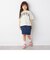 Champion: ルーズフィット パッチワーク Tシャツ 110/130 <KIDS>◇