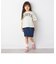 Champion: ルーズフィット パッチワーク Tシャツ 110/130 <KIDS>◇