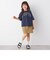 Champion: ルーズフィット パッチワーク Tシャツ 110/130 <KIDS>◇