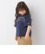 Champion: ルーズフィット パッチワーク Tシャツ 110/130 <KIDS>◇