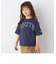 Champion: ルーズフィット パッチワーク Tシャツ 110/130 <KIDS>◇