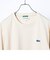 【SHIPS any別注】LACOSTE: ワンポイント ロゴ ピケ クルーネック Tシャツ 24SS◇