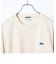 【SHIPS any別注】LACOSTE: ワンポイント ロゴ ピケ クルーネック Tシャツ 24SS◇