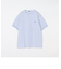 【SHIPS any別注】LACOSTE: ワンポイント ロゴ ピケ クルーネック Tシャツ 24SS◇