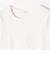 SHIPS any:〈洗濯機可能〉テレコ リブ ハーフスリーブ TEE