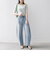 SHIPS any:〈洗濯機可能〉テレコ リブ ハーフスリーブ TEE