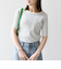 SHIPS any:〈洗濯機可能〉テレコ リブ ハーフスリーブ TEE