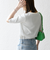 SHIPS any:〈洗濯機可能〉テレコ リブ ハーフスリーブ TEE