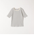 SHIPS any:〈洗濯機可能〉テレコ リブ ハーフスリーブ TEE