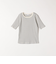 SHIPS any:〈洗濯機可能〉テレコ リブ ハーフスリーブ TEE