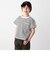UNIVERSAL OVERALL: WINDY Jr. ボーダー Tシャツ <KIDS>◇