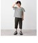 UNIVERSAL OVERALL: WINDY Jr. ボーダー Tシャツ <KIDS>◇