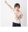 UNIVERSAL OVERALL: DISCOLOR プリント Tシャツ <KIDS>◇