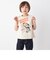 UNIVERSAL OVERALL: DISCOLOR プリント Tシャツ <KIDS>◇