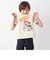 UNIVERSAL OVERALL: DISCOLOR プリント Tシャツ <KIDS>◇