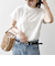 《一部追加予約》SHIPS any:〈抗菌防臭/洗濯機可能〉USAコットン フレンチスリーブ TEE