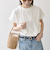 《一部追加予約》SHIPS any:〈抗菌防臭/洗濯機可能〉USAコットン フレンチスリーブ TEE